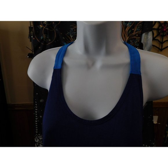 Nike Dri Fit Blue Racerback Tank Top - Picture 3 of 5